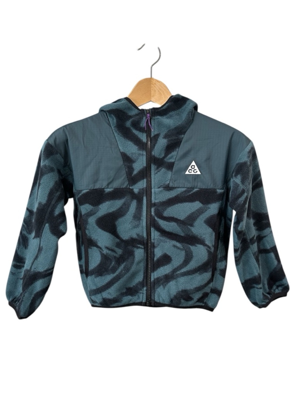 Nike Fleece Hoodie ACG Wolf Tree Kid's Polartec® Full-Zip NWT Youth Size X-Small